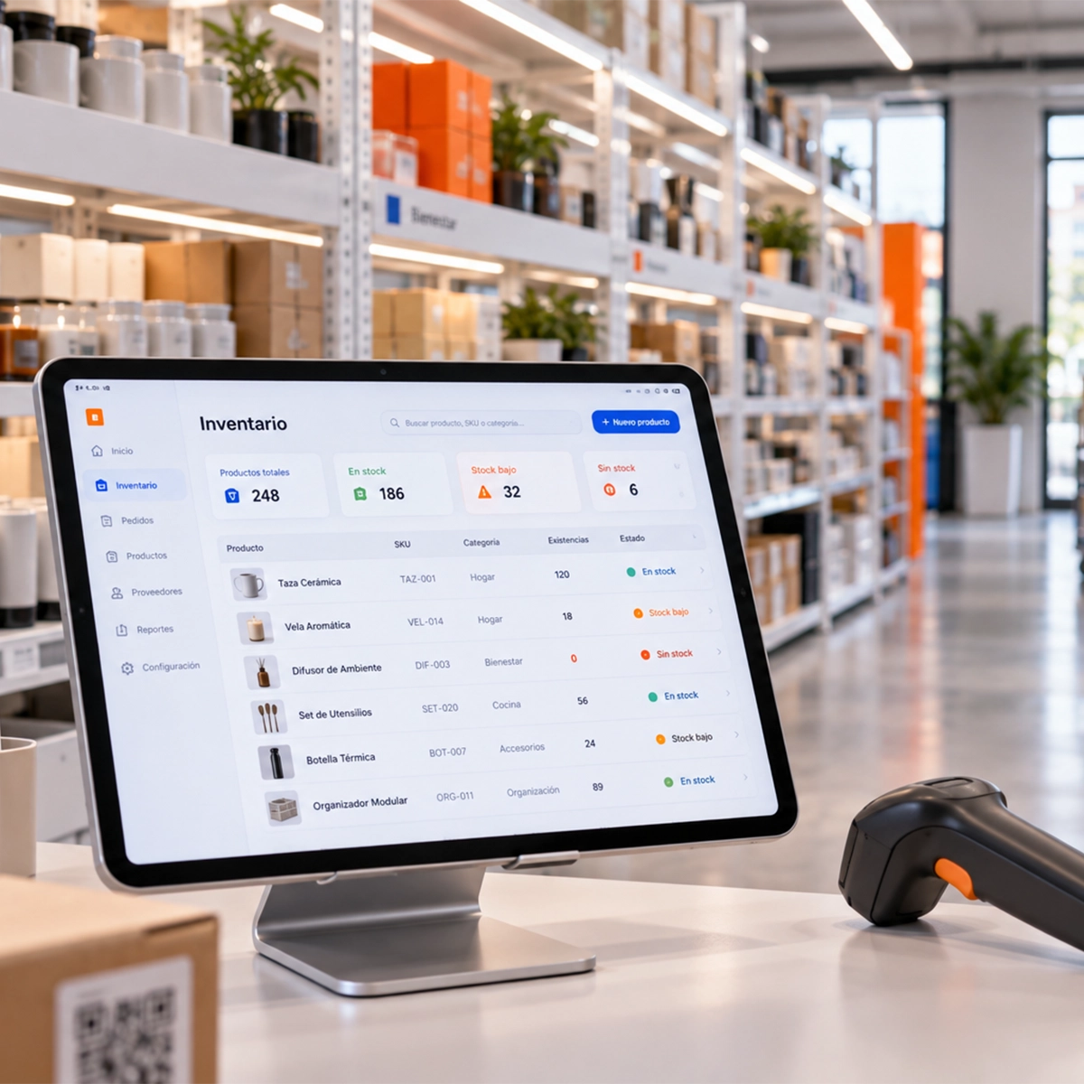 4. Prepara el inventario y el flujo de caja